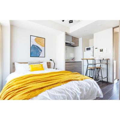 【大崎9分】ビジネス街の機能的な1DK/ネット無料丨Dash Living OsakiPremier Studio（1DK）(3)の物件画像