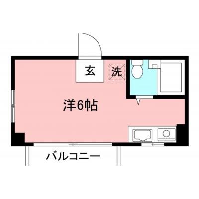 【聖蹟桜ヶ丘5分】ネット無料・テレワークにも丨東都マンスリー 聖蹟桜ヶ丘ビル1R（禁煙）(1)の物件画像