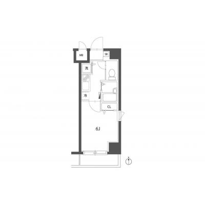 【新宿】バス・トイレ別｜ネット無料◎丨SLマンスリー 西新宿21K（禁煙）(2)の物件画像