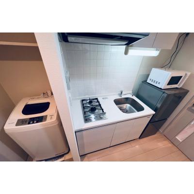 【中津9分】広々22平米！洗面所独立で快適丨スワンズシティ梅田ウエスト1K(禁煙)(2)の物件画像