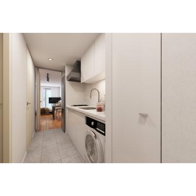 【白金高輪9分】バス・トイレ別！駅近で買物便利丨Dash Living Minami AzabuSuperior Studio A（禁煙）(1)の物件画像