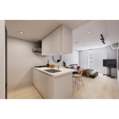 【白金高輪】ホテルライク！買物便利◎丨Dash Living Minami AzabuDeluxe Studio A（禁煙）(3)の物件画像