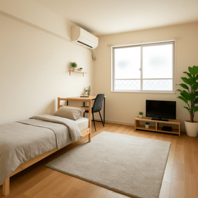 八王子駅徒歩9分!駐車場無料!家具家電Wifi付!立会不要TM70の物件画像