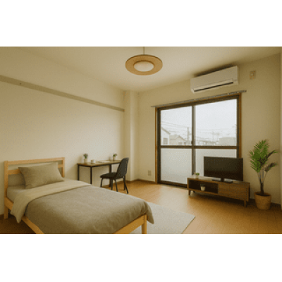 🏄沼津海外沿いエリア！駐車場無料！家具家電付！Wifi有📱TM65の物件画像