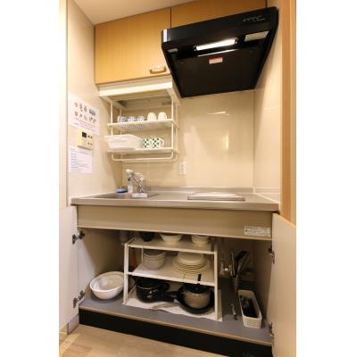 【25年12月オープン】ニューガイアリルーム芝№27　6th floor ダブルルーム (Wi-Fi無料・禁煙🚭・浴室乾燥・IHクッキングヒーター)の物件画像