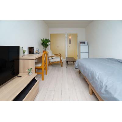 三島駅徒歩5分！南向き！Wifi無料！家具家電付 401号室 TM44の物件画像