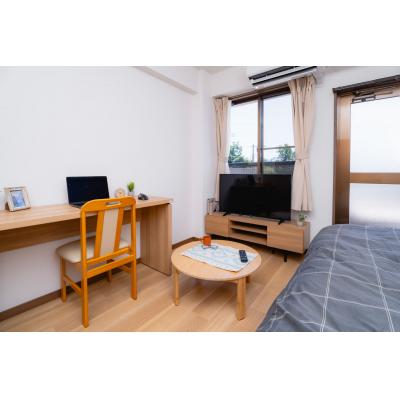 ✨甲府昭和ICからすぐ🏢駐車場あり🚙家具家電付📺206号室TM48の物件画像