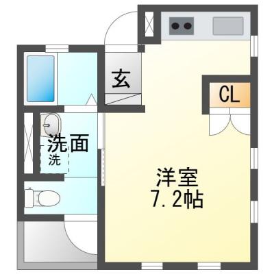 ✨Wi-Fi無料✨駐車場✨大牟田駅❗　クレアネクストの物件画像