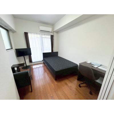 ★SステイEL天満橋【禁煙ルーム・１DK・ダブルベッド】★インターネットWi-Fiレンタル可★独立洗面台・ガスキッチン・オートロック★分譲マンション★の物件画像