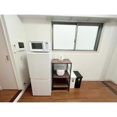 ★SステイEL天満橋【禁煙ルーム・１DK・ダブルベッド】★インターネットWi-Fiレンタル可★独立洗面台・ガスキッチン・オートロック★分譲マンション★の物件画像