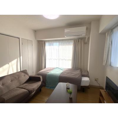 🟨新規オープンにつき賃料半額🟨🚃下関駅から徒歩4分🚶‍♂️ ✨広々１DK✨　🛜インターネット無料　🅿️駐車場確約　生活利便性✨✨の物件画像