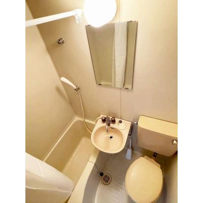 ●2026年4月21日から入居可●ユニオンマンスリー新田１　206　1R・シングル☆【禁煙ルーム】デスク・チェア＆室内洗濯機や冷蔵庫など生活家電完備/獨協大学前駅まで徒歩圏内の物件画像