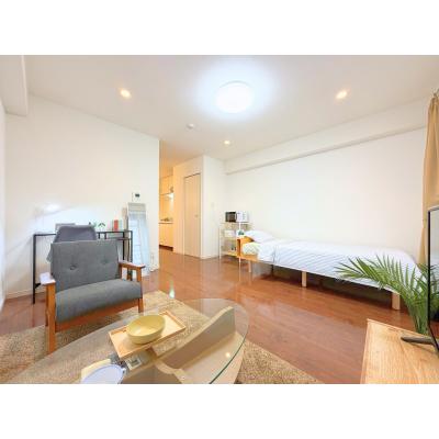 グランマンスリー水戸宮町ⅢR305【水戸駅北口徒歩約8分！ネット無料！RC造マンション！敷地内駐車場あり（台数限定、別料金）バストイレ別！★（注）線路沿いの物件なので多少電車の通行音はします。】の物件画像