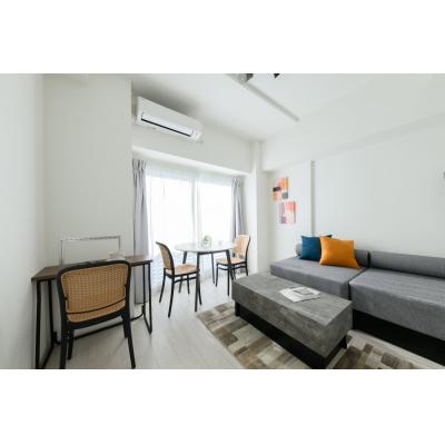 西11丁目から徒歩5分/白を基調にしたナチュラルで落ち着きのある空間/広々1LDK/家具・家電完備/ S-RESIDENCE 大通公園 admirio 703の物件画像