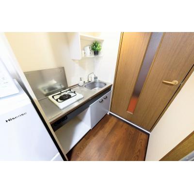 ★SステイEL京都河原町第3【禁煙ルーム・１DK・セミダブルベッド】★【禁煙ル ーム・１DK・セミダブルベッド】★インターネットWiFiレンタル可★バストイレ別・ガスキッチン・オートロック★の物件画像