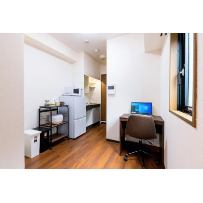 ★SステイEL京都河原町第3【禁煙ルーム・１DK・セミダブルベッド】★【禁煙ル ーム・１DK・セミダブルベッド】★インターネットWiFiレンタル可★バストイレ別・ガスキッチン・オートロック★の物件画像