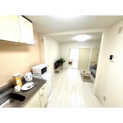 【キャンペーン価格適用中！】リスポーン川越04【2人入居可！ソファベッド・広々35.64㎡・無料WIFI完備！川越駅徒歩12分】の物件画像