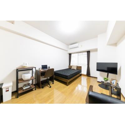 ★SステイBG烏丸御池【禁煙ルーム・１K・Wi-Fi無料・セミダブルベッド】★独立洗面台・バストイレセパ・ガスK・オートロック★の物件画像