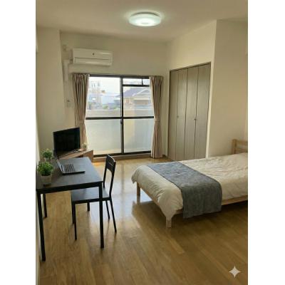 🌈新規オープン賃料半額　山陽姫路駅徒歩12分駐車場1台込🚙スーパー徒歩5分🛒角部屋🎵独立洗面台✨Wifi無料👍スマートTV📺【M047】の物件画像