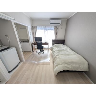 東都マンスリーサニーハイツB【バス（シャワー）トイレ別！WiFi無料！】の物件画像