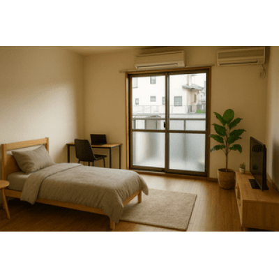 📺家具家電付！🚲飲食店徒歩圏内！コスパ重視の方にお勧め！💰TM101 A号室の物件画像