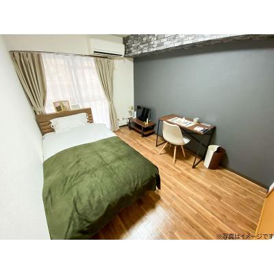 ●2026年5月3日から入居可●ユニオンマンスリー坂戸４　108　1R・シングル☆◆インターネット固定回線（有線・Wi-Fi）無料の部屋◆【禁煙ルーム】デスク・チェアのあるお部屋/深夜24時まで営業スの物件画像