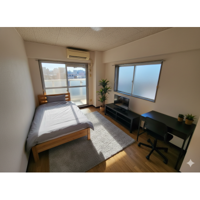 🔷🔹🔸🔶⭐駅徒歩9分⭐1Kタイプ⭐オール電化⭐音が気になりにくいRC造⭐【禁煙&Wi-Fi無料】⭐🔶🔸🔹🔷「K36」の物件画像