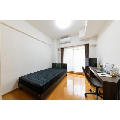 ★SステイEPミッドプレイス堺筋本町【禁煙ルーム・１K・セミダブル ベッド・Wi-Fiレンタル可】★浴室乾燥機・独立洗面化粧台・ウォシュレ ット・ガスキッチン・オートロックなど設備充実★ペット相談可★の物件画像