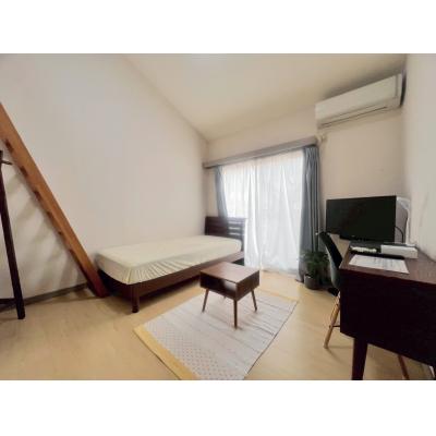 【ロフト付物件】ヒロハイツ開成105【駐車場 無料　家具・家電付】の物件画像