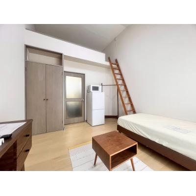 【ロフト付物件】ヒロハイツ開成105【駐車場 無料　家具・家電付】の物件画像