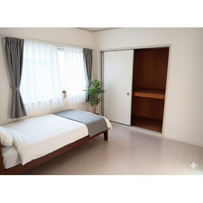 KIT【ゆったり1LDK♪】駐車場有☆Wi-Fi無料☆快適設備の物件画像