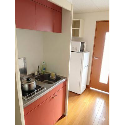 🌈新規オープン賃料半額🌈【姫路バイパス車3分/駐車場1台無料】車移動のビジネス拠点に最適◎コンビニ至近＆浴室乾燥機付きの快適1K【M067】の物件画像