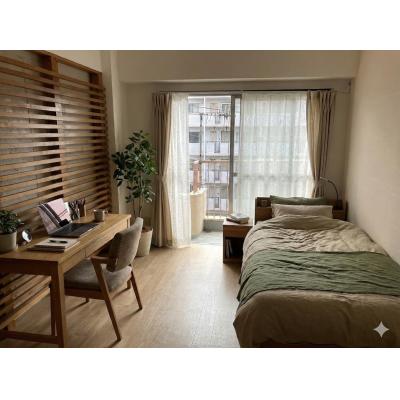 🌈新規オープン賃料半額　山陽魚住駅徒歩3分🚊2名入居可1LDK✨ネット無料👍スマートTV📺24Hサポート付✨【M064】の物件画像