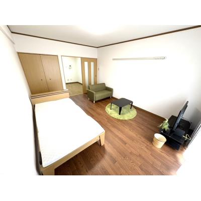 Ｓマンスリー城北Ⅲ（2-6）【敷地内駐車場・ネット無料・広々34㎡・家電量販店すぐそば】の物件画像