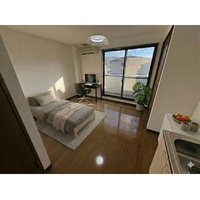 【西舞鶴駅徒歩4分 / 1R・20.64㎡ / バス・トイレ別 / 洗面台あり / 室内洗濯機置場  / Wi‑Fiあり】の物件画像