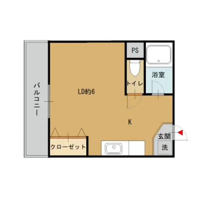 【西舞鶴駅徒歩4分 / 1R・20.64㎡ / バス・トイレ別 / 洗面台あり / 室内洗濯機置場  / Wi‑Fiあり】の物件画像
