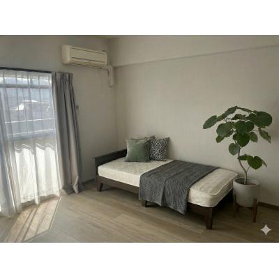 🌈新規オープン賃料半額🌈【プライベート空間重視の方に】姫路市北条　1DK　駐輪場１台込　静かな環境◎Wi-Fi無料・宅配BOX・独立洗面台完備の快適滞在【M071】　の物件画像