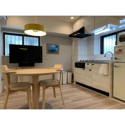 【5-6月限定特価】casa de mar 最大4名2DK 家具家電付 出張・長期滞在に最適の物件画像