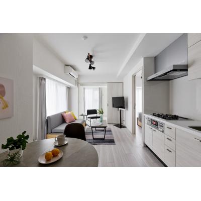 2025年築/広々2LDK/最大収容人数5人/防犯もバッチリ/家具家電付き/アーバネックス錦糸町NORTH 401の物件画像