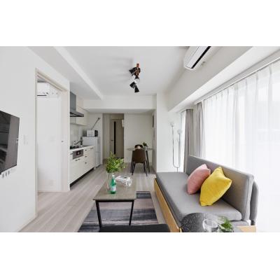 2025年築/広々2LDK/最大収容人数5人/防犯もバッチリ/家具家電付き/アーバネックス錦糸町NORTH 401の物件画像