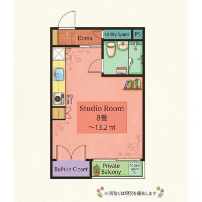 家具家電付！駐車場応相談！TM145　212号室の物件画像
