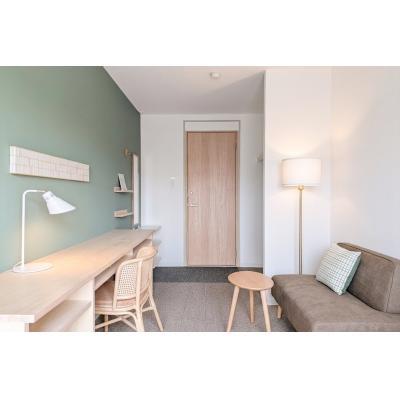 《奈良駅徒歩圏内・京都/大阪へも1本》一棟フルリノベ｜24Hラウンジ｜旅するように暮らす「奈良」マンスリー🧳(108)の物件画像