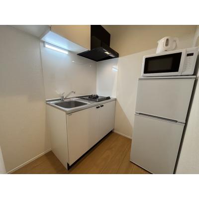 🔷🔹🔸🔶⭐2023年築⭐1Kタイプ⭐宅配BOX⭐1階角部屋⭐浴室乾燥機⭐【禁煙&Wi-Fi無料】⭐🔶🔸🔹🔷「K46」の物件画像