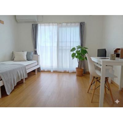 【津名一宮IC車6分/角部屋】淡路市中心の志筑エリア✨駐車場1台込🚗Wi-Fi完備の快適1Kマンスリー✨【M083-084】の物件画像