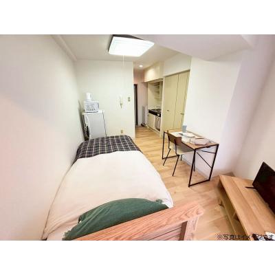 ユニオンマンスリー小岩３　210　1R・シングル☆【禁煙ルーム】人気の角部屋！女性も安心の室内洗濯機＆デスク・チェア＆たっぷり収納2ドア冷蔵庫など生活家電のあるお部屋■選べるWi-Fi格安レンタル中！の物件画像