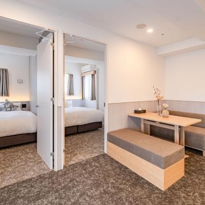 住一　神戸元町店　新築ラグジュアリー2LDK｜49㎡×クイーン2台｜設備フル完備・三宮までアクセス良好の物件画像