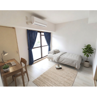 【吉田駅徒歩3分】💼カバン一つで新生活スタート✨家具家電充実＆Wi-Fi完備で快適ステイ🏠の物件画像