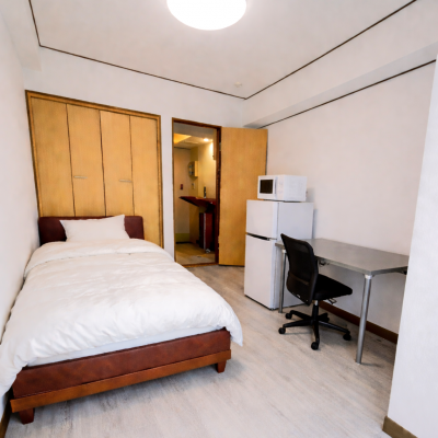 【J’sマンスリー東府中 302】即入居可🌟厚さ20㎝超高密度ポケットコイルマットレス使用！駅徒歩5分、新宿駅まで乗換無し！アクセス良好☆【インターネット無料】の物件画像