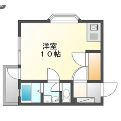 金沢駅徒歩5分✨Wifi無料🍀家具家電付き📺駐車場応相談🚙 TM248　101号室の物件画像