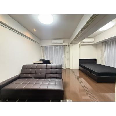 【TM赤坂弐番館/1BRSD】駅徒歩7分・37.9㎡の広さ・室内洗濯機・ＢＴ別・ネットWi-Fi無制限無料・_テレワークにも♪の物件画像